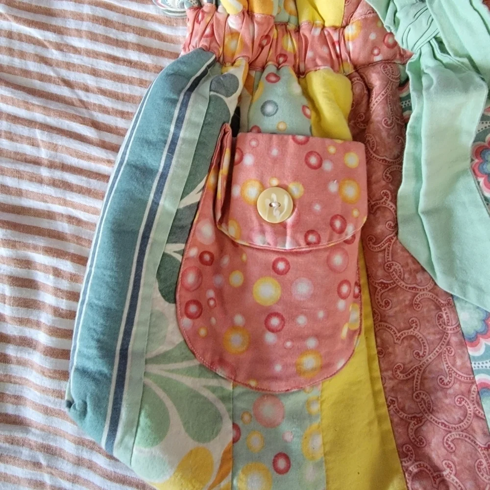 OS Patchwork Homemade Bag - Picture 6 of 7